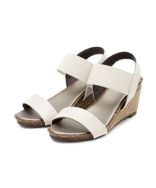 SHOO・LA・RUE / シューラルー サンダル | 片手ではけるサンダル　シューダル26SS（アイボリー(004)）