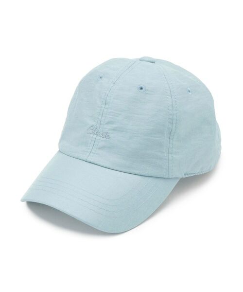 SHOO・LA・RUE / シューラルー キャップ | シャイニー素材キャップ（ブルー(091)）