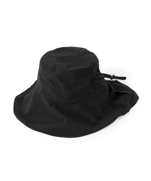 SHOO・LA・RUE / シューラルー ハット | 【UV/吸水速乾】うしろリボンシェード付きハット（ブラック(019)）