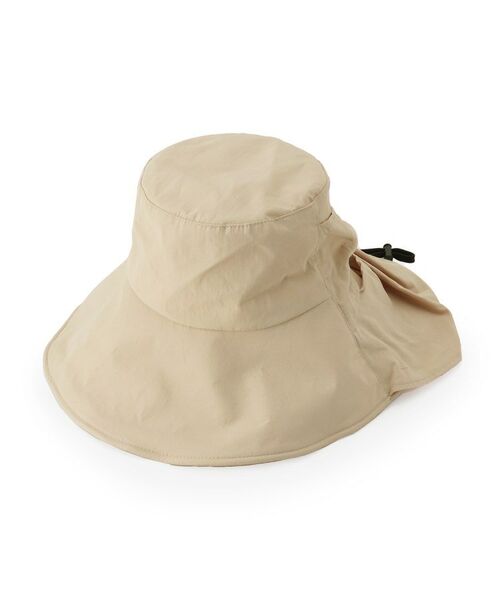 SHOO・LA・RUE / シューラルー ハット | 【UV/吸水速乾】うしろリボンシェード付きハット（グレージュ(050)）