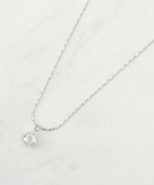 SHOO・LA・RUE / シューラルー ネックレス・ペンダント・チョーカー | ジルコンボールネックレス（シルバー(006)）