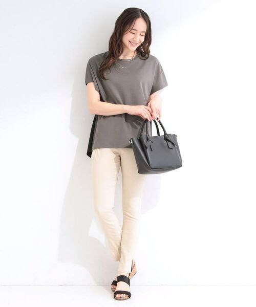 SHOO・LA・RUE / シューラルー パンツ | 【ひんやり/ストレッチ/S-LL】見た目スッキリ　夏に活躍するレギンスパンツ | 詳細16