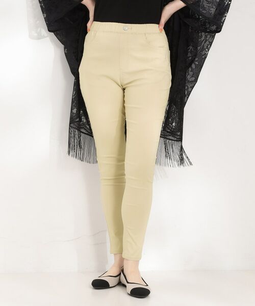 SHOO・LA・RUE / シューラルー パンツ | 接触冷感スキニーパンツ(ベージュ(052))