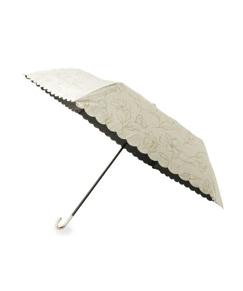 SHOO・LA・RUE / シューラルー 傘 | 【晴雨兼用】ミニラインフラワー折りたたみ傘【because】 | 詳細1