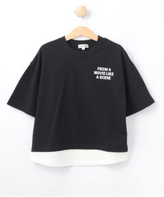 SHOO・LA・RUE / シューラルー Tシャツ | 【100-150cm】ドッキングバックフォトTシャツ