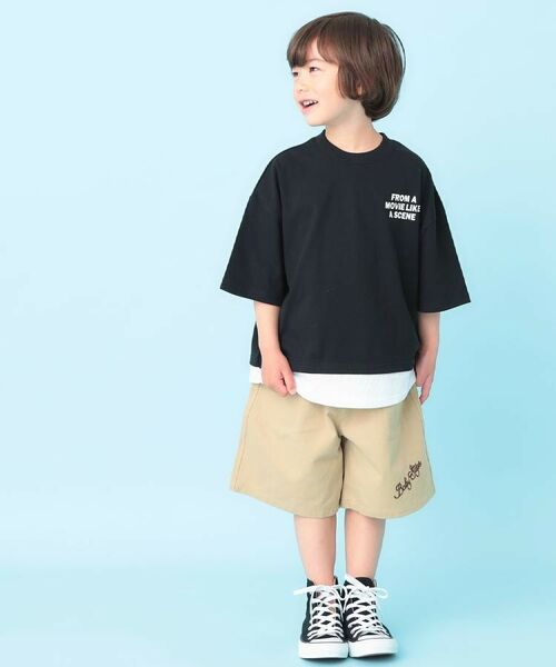SHOO・LA・RUE / シューラルー Tシャツ | 【100-150cm】ドッキングバックフォトTシャツ | 詳細15