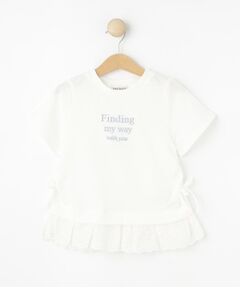 SHOO・LA・RUE / シューラルー Tシャツ | 【110-150cm】レースデザインTシャツ