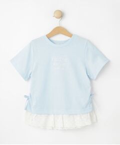 SHOO・LA・RUE / シューラルー Tシャツ | 【110-150cm】レースデザインTシャツ