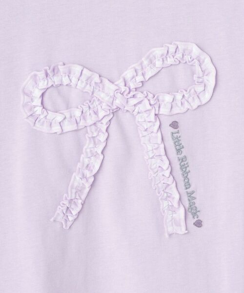 SHOO・LA・RUE / シューラルー Tシャツ | 【100-150cm】ギンガムリボンTシャツ | 詳細6