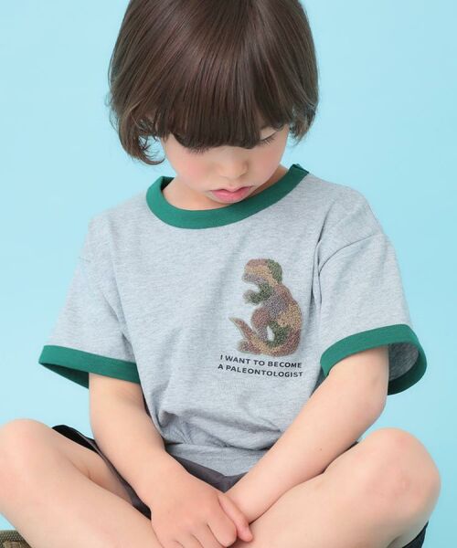 SHOO・LA・RUE / シューラルー Tシャツ | 【100-120cm】サガラ恐竜Tシャツ | 詳細10