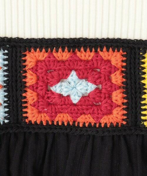 SHOO・LA・RUE / シューラルー Tシャツ | 【100-150cm】クロシェ編みデザインTシャツ | 詳細6