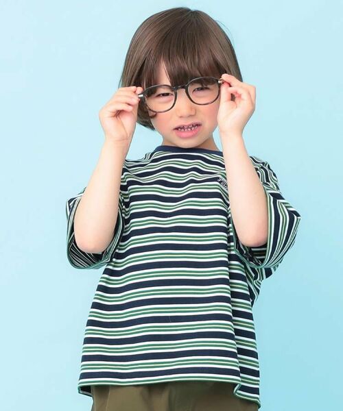 SHOO・LA・RUE / シューラルー Tシャツ | 【100-150cm】マルチボーダーTシャツ | 詳細13