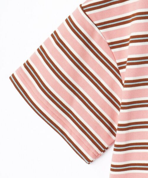 SHOO・LA・RUE / シューラルー Tシャツ | 【100-150cm】マルチボーダーTシャツ | 詳細4