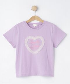 SHOO・LA・RUE / シューラルー Tシャツ | 【100-150cm】ハートチュールＴシャツ