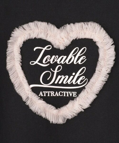 SHOO・LA・RUE / シューラルー Tシャツ | 【100-150cm】ハートチュールTシャツ | 詳細6