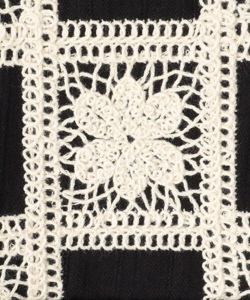 SHOO・LA・RUE / シューラルー チュニック | 【100-150cm】クロシェチュニックブラウス | 詳細7