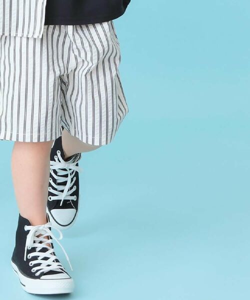 SHOO・LA・RUE / シューラルー ショート・ハーフ・半端丈パンツ | 【110-140cm】サッカーストライプハーフパンツ | 詳細10