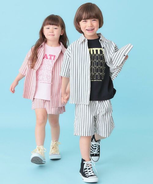 SHOO・LA・RUE / シューラルー ショート・ハーフ・半端丈パンツ | 【110-140cm】サッカーストライプハーフパンツ | 詳細12