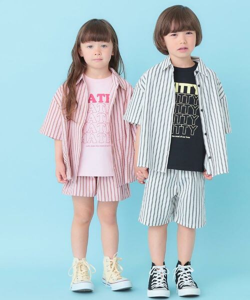 SHOO・LA・RUE / シューラルー ショート・ハーフ・半端丈パンツ | 【110-140cm】サッカーストライプハーフパンツ | 詳細13