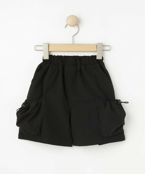 SHOO・LA・RUE / シューラルー ショート・ハーフ・半端丈パンツ | ショートカーゴパンツ（ブラック(019)）