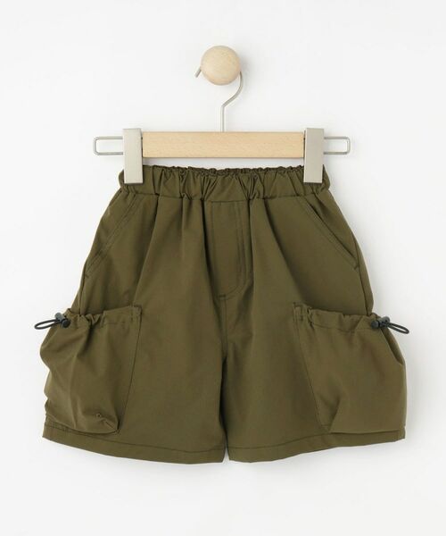 SHOO・LA・RUE / シューラルー ショート・ハーフ・半端丈パンツ | ショートカーゴパンツ（カーキ(029)）