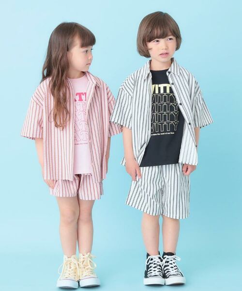 SHOO・LA・RUE / シューラルー ミニ・ひざ丈スカート | 【110-140cm】サッカーストライプフリルスカパン | 詳細10