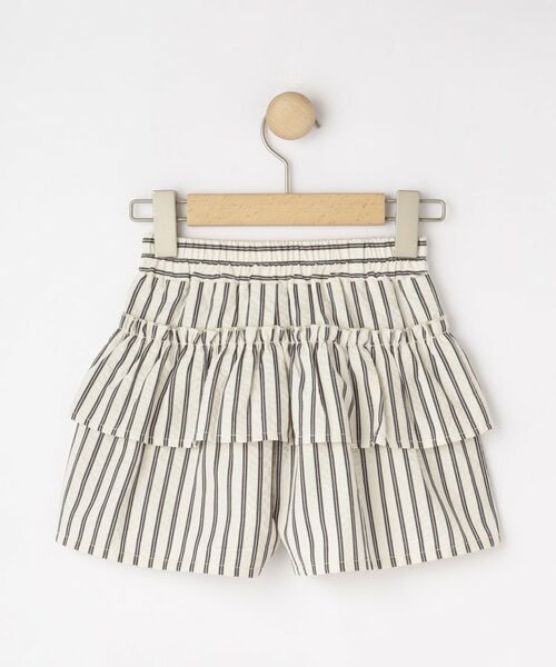 SHOO・LA・RUE / シューラルー ミニ・ひざ丈スカート | 【110-140cm】サッカーストライプフリルスカパン | 詳細2