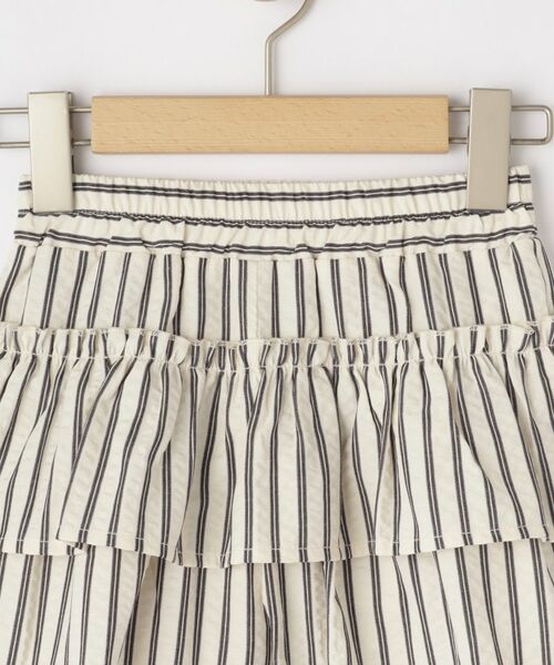 SHOO・LA・RUE / シューラルー ミニ・ひざ丈スカート | 【110-140cm】サッカーストライプフリルスカパン | 詳細3