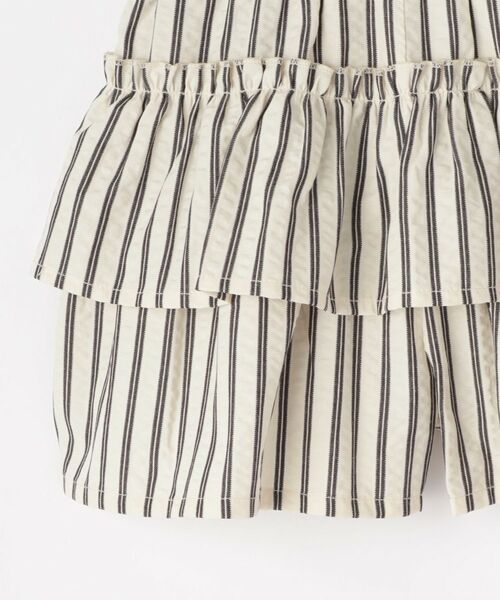 SHOO・LA・RUE / シューラルー ミニ・ひざ丈スカート | 【110-140cm】サッカーストライプフリルスカパン | 詳細4