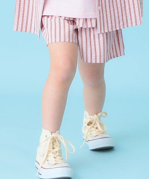 SHOO・LA・RUE / シューラルー ミニ・ひざ丈スカート | 【110-140cm】サッカーストライプフリルスカパン | 詳細8