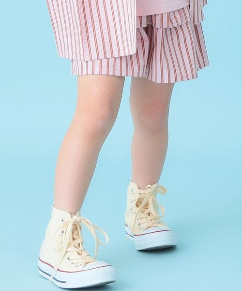 SHOO・LA・RUE / シューラルー ミニ・ひざ丈スカート | 【110-140cm】サッカーストライプフリルスカパン | 詳細9