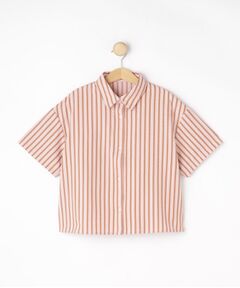 SHOO・LA・RUE / シューラルー シャツ・ブラウス | 【セットアップ可能/親子リンク】サッカーストライプシャツ