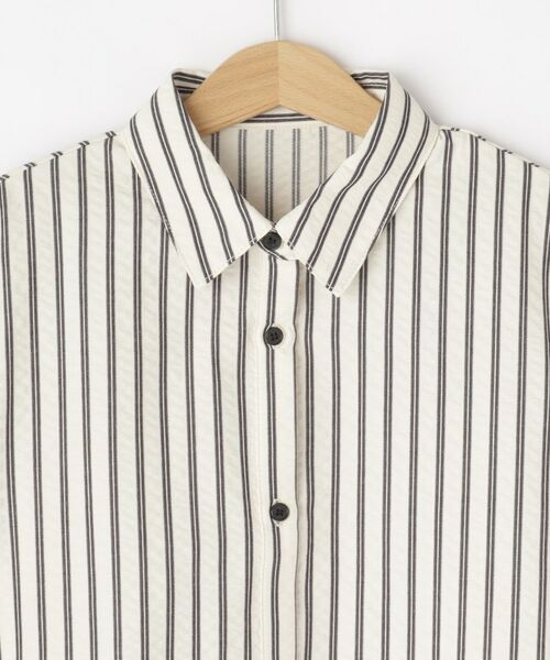 SHOO・LA・RUE / シューラルー シャツ・ブラウス | 【セットアップ可能/親子リンク】サッカーストライプシャツ | 詳細3