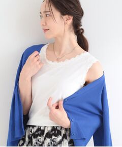 SHOO・LA・RUE / シューラルー キャミソール・チューブトップ | 前後2WAYネック レースデザインタンクトップ