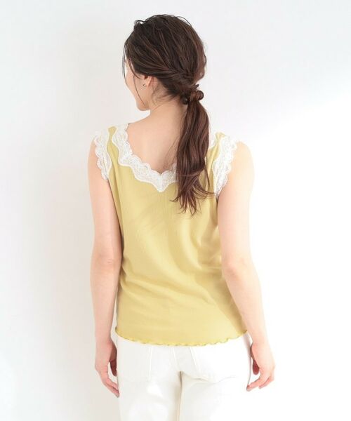 SHOO・LA・RUE / シューラルー キャミソール・チューブトップ | 前後2WAYネック レースデザインタンクトップ | 詳細19