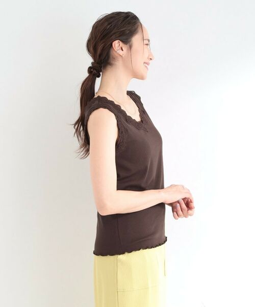 SHOO・LA・RUE / シューラルー キャミソール・チューブトップ | 前後2WAYネック レースデザインタンクトップ | 詳細23