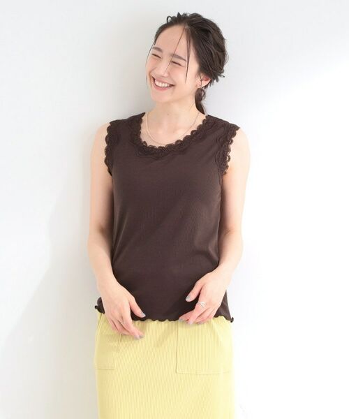 SHOO・LA・RUE / シューラルー キャミソール・チューブトップ | 前後2WAYネック レースデザインタンクトップ | 詳細26