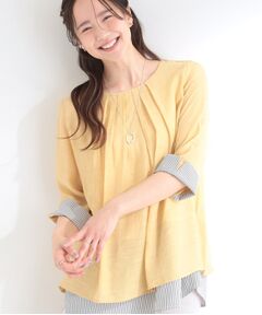 SHOO・LA・RUE / シューラルー カットソー | スラブレイヤードトップス