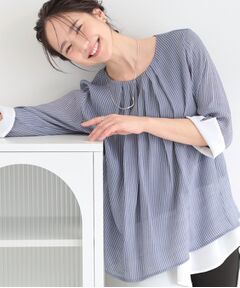 SHOO・LA・RUE / シューラルー カットソー | スラブレイヤードトップス