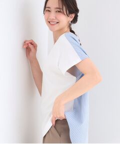 SHOO・LA・RUE / シューラルー カットソー | 前後切り替えフロントタックスムースTシャツ