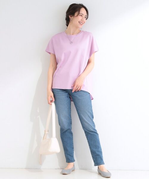 SHOO・LA・RUE / シューラルー カットソー | 前後切り替えフロントタックスムースTシャツ | 詳細11