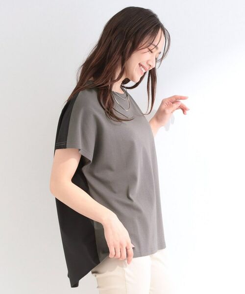 SHOO・LA・RUE / シューラルー カットソー | 前後切り替えフロントタックスムースTシャツ | 詳細2