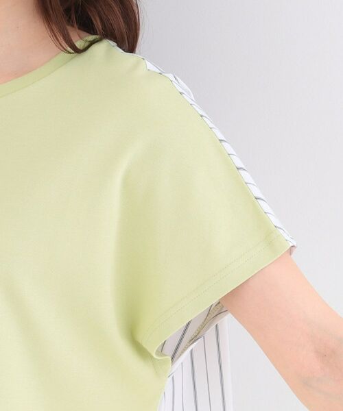 SHOO・LA・RUE / シューラルー カットソー | 【S-LL/洗濯機可】異素材切り替え ひんやりTシャツ | 詳細29