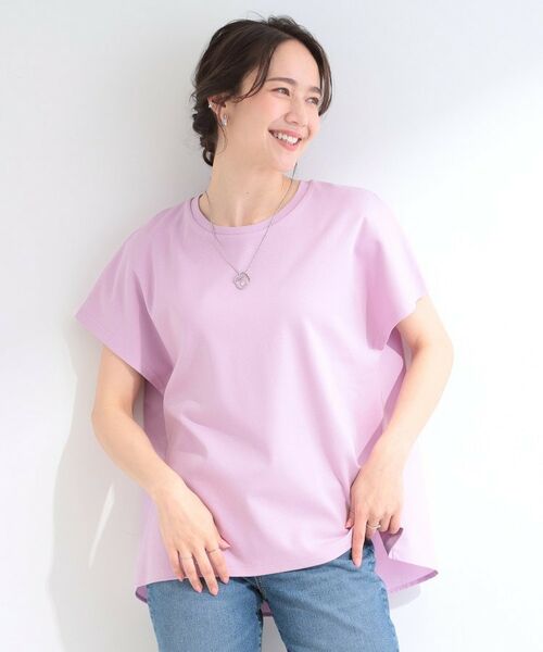 SHOO・LA・RUE / シューラルー カットソー | 前後切り替えフロントタックスムースTシャツ | 詳細9