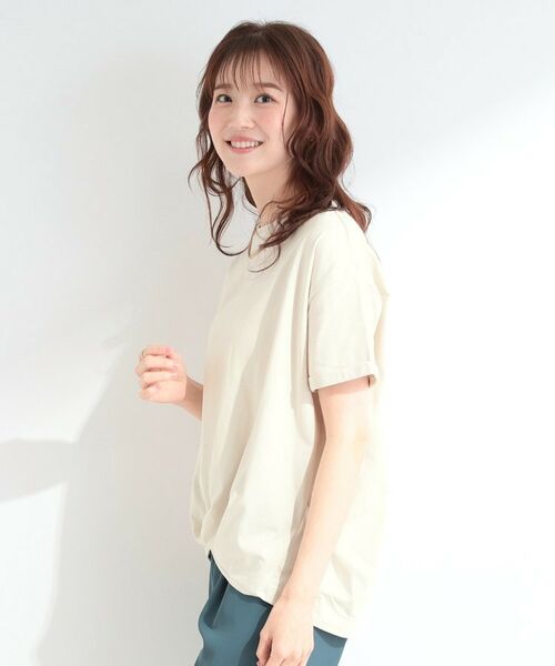 SHOO・LA・RUE / シューラルー Tシャツ | 【SHOO ICE】インしてる風 フロントタックデザインTシャツ | 詳細10