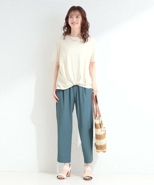 SHOO・LA・RUE / シューラルー Tシャツ | 【SHOO ICE】インしてる風 フロントタックデザインTシャツ | 詳細11