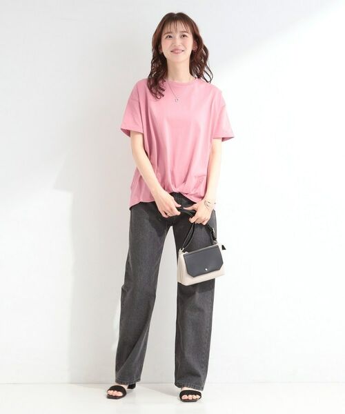 SHOO・LA・RUE / シューラルー Tシャツ | 【SHOO ICE】インしてる風 フロントタックデザインTシャツ | 詳細15