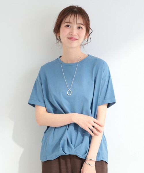 SHOO・LA・RUE / シューラルー Tシャツ | 【SHOO ICE】インしてる風 フロントタックデザインTシャツ | 詳細17