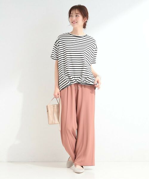 SHOO・LA・RUE / シューラルー Tシャツ | 【SHOO ICE】インしてる風 フロントタックデザインTシャツ | 詳細23