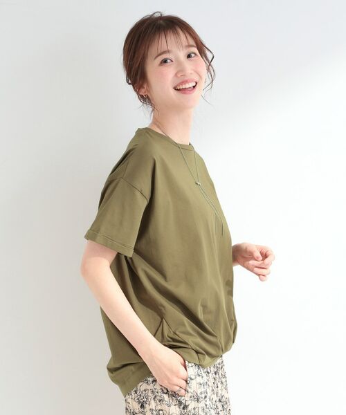 SHOO・LA・RUE / シューラルー Tシャツ | 【SHOO ICE】インしてる風 フロントタックデザインTシャツ | 詳細6